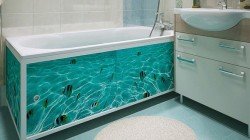 Екран під ванну з пластикових панелей: робимо своїми руками