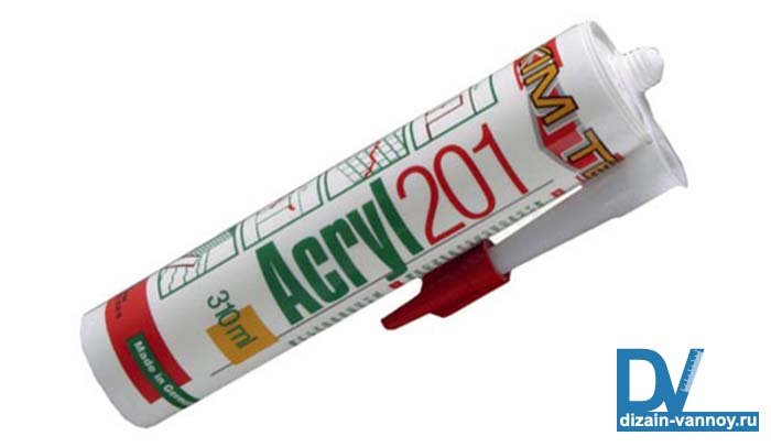 Герметик для ванної кімнати акриловий, водостійкий, проти плісняви та інші Герметик для ванної кімнати акриловий, водостійкий, проти плісняви та інші