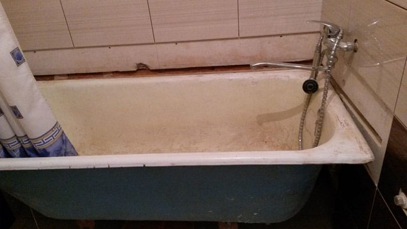 Емаль ванни: акрилова фарба