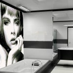 Панно з плитки для ванної кімнати: фото інтерєру