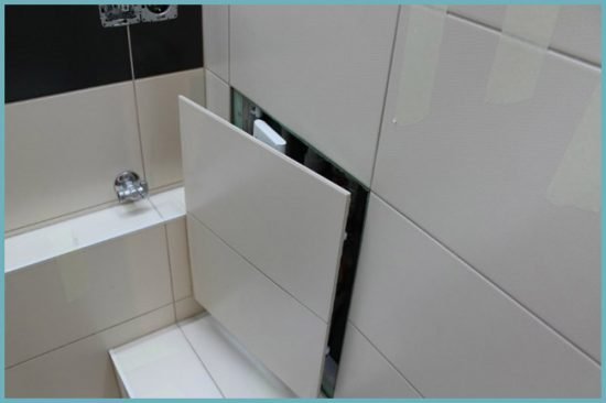 Сантехнічний люк невидимка: конструктивні відмінності і послідовність встановлення