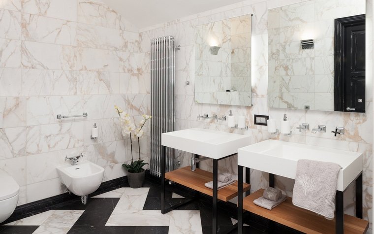 Оздоблення стін у ванній кімнаті матеріали, докладне пояснення