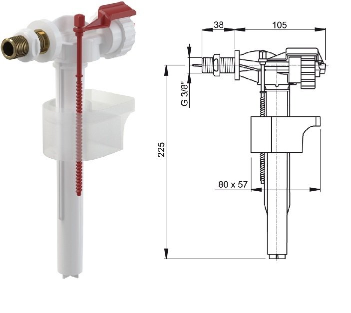 Як полагодити зливний бачок унітазу з кнопкою?