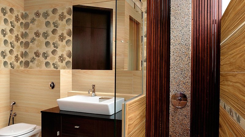 Плитка для ванної кімнати: колекція фото