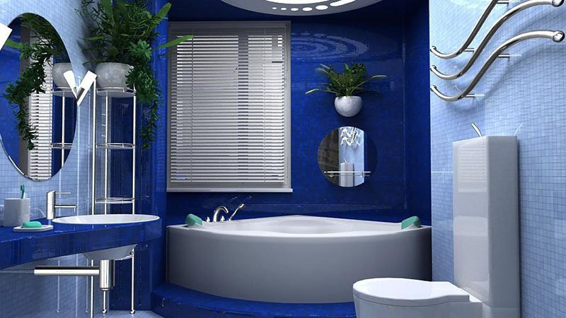 Сучасний дизайн ванної кімнати маленького розміру