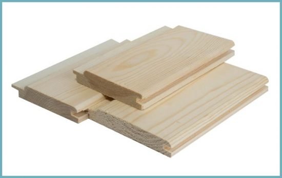 Кріплення та обробка вагонка для лазні з різних порід дерев