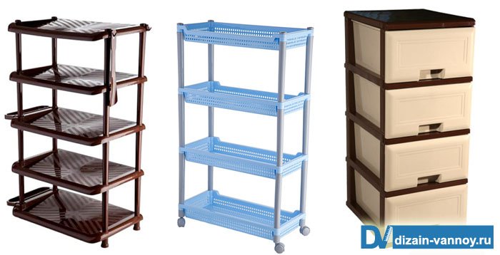 Етажерки для ванної кімнати кутові, вузькі, з ящиками і стелажі Етажерки для ванної кімнати кутові, вузькі, з ящиками і стелажі