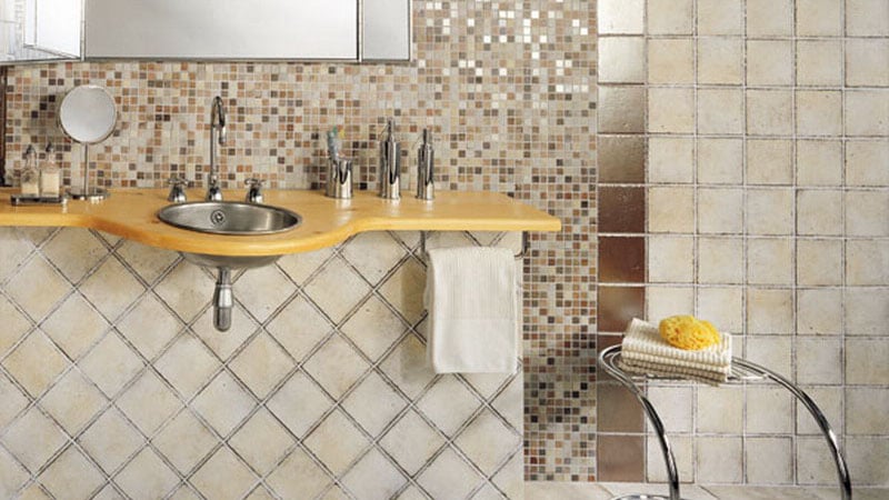 Кахель для ванної кімнати: фото поєднання кольорів