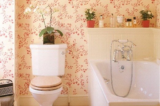 Шпалери в ванну кімнату, їх види та правила підбору