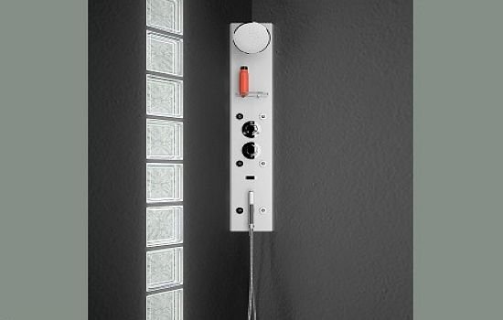 Душова панель з тропічним душем і змішувачем, які бувають види