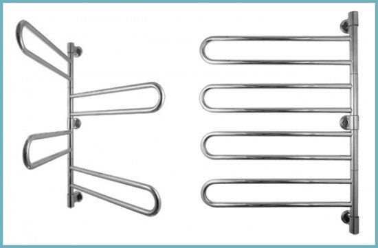 Вибираємо поворотний рушникосушка з електричною або водяною системою