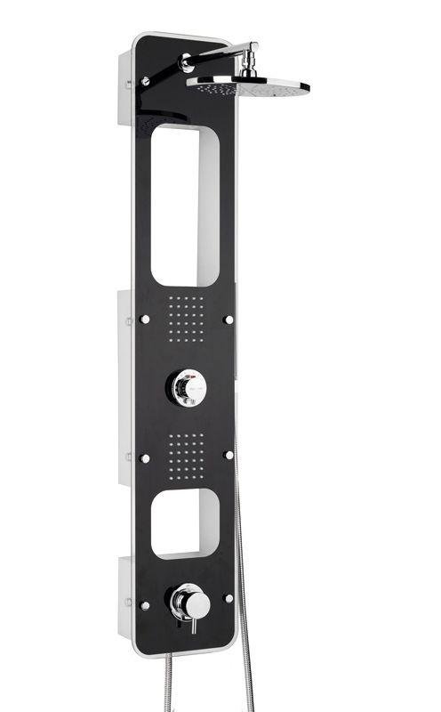 Душова панель з тропічним душем і змішувачем, які бувають види