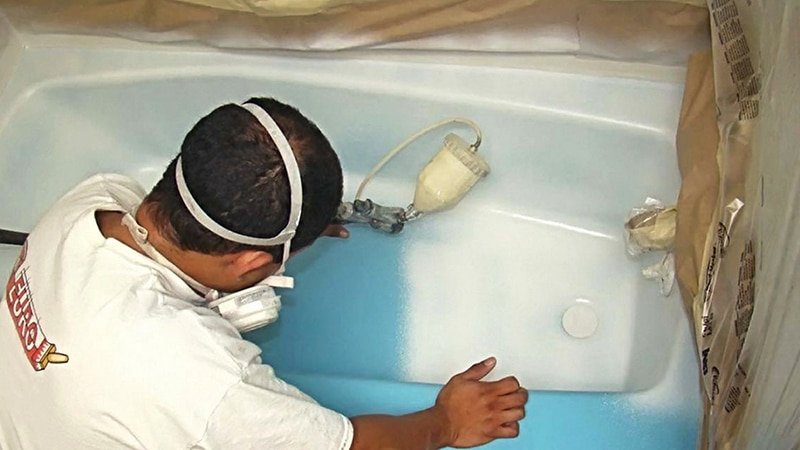 Відновлення ванн: ремонт емаль чавунної ванни в домашніх умовах