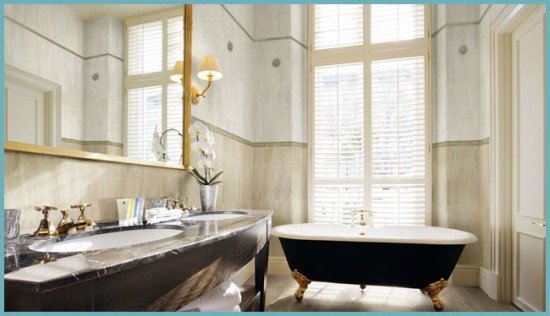Якою має бути ванна кімната в англійському стилі: оформлюємо дизайн інтерєру правильно