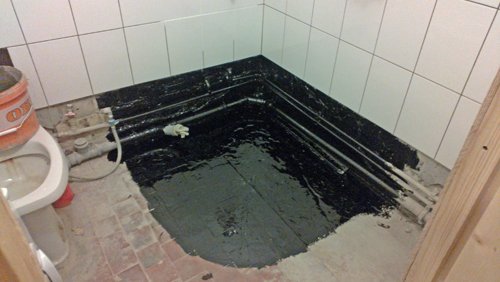 Гідроізоляція підлоги у ванній