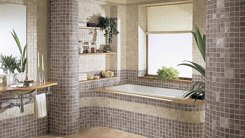 Плитка для ванної кімнати: фото дизайн інтерєру