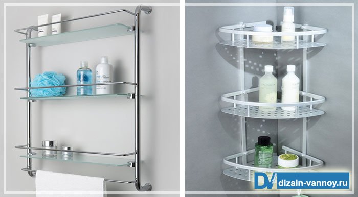 Полиця для рушників у ванну кімнату   види і вибір