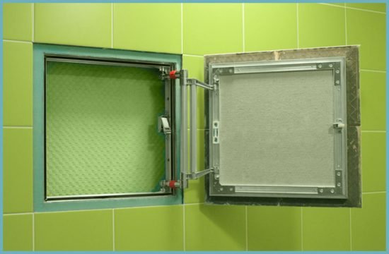 Сантехнічний люк невидимка: конструктивні відмінності і послідовність встановлення