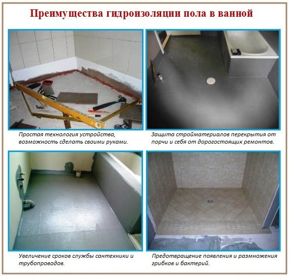 Як правильно робиться гідроізоляція підлоги у ванній під плитку