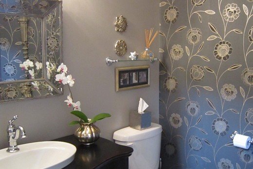 Шпалери в ванну кімнату, їх види та правила підбору