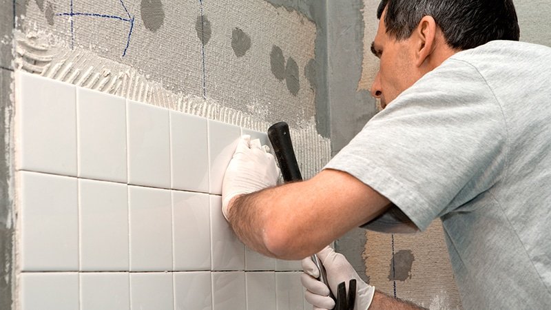 Укладання плитки на гіпсокартон у ванній кімнаті