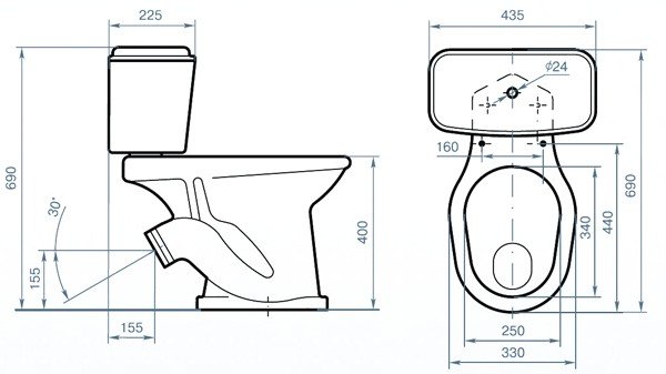 Унітаз з косим випуском: його особливості та підключення своїми руками