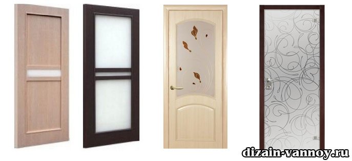 Двері для ванної кімнати і туалету, фото міжкімнатних дверей