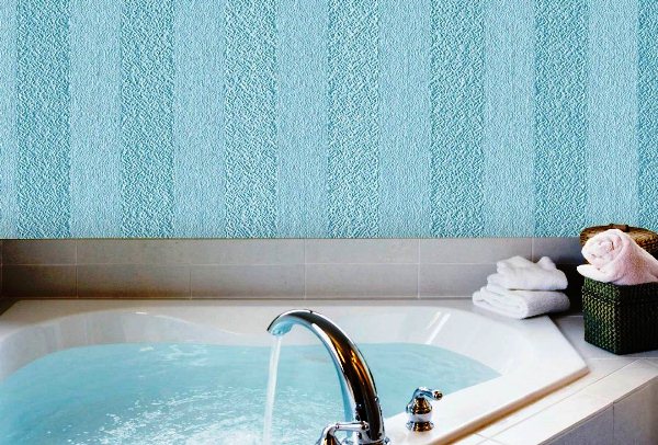 Шпалери в ванну кімнату, їх види та правила підбору