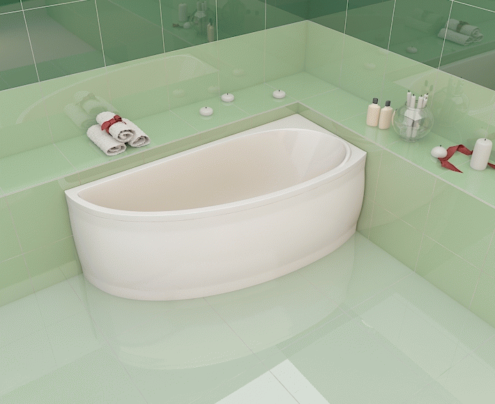 Кутова ванна, види і форми, як вибрати