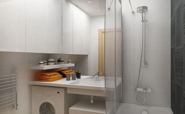 Дизайн ванної кімнати 3 кв м