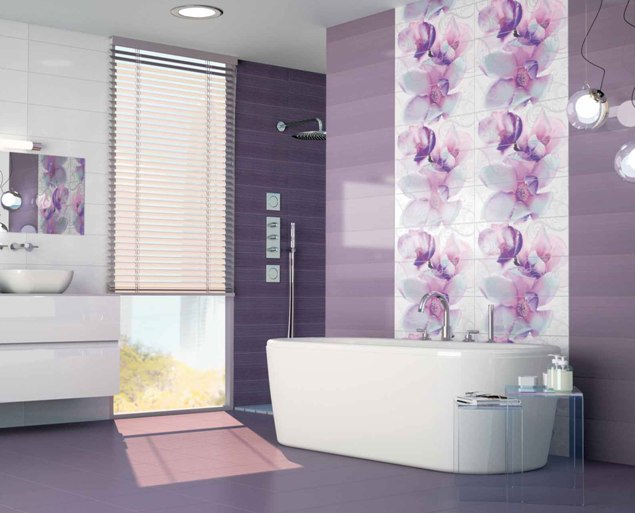 Настінна плитка у ванну кімнату, які є види і як вибрати