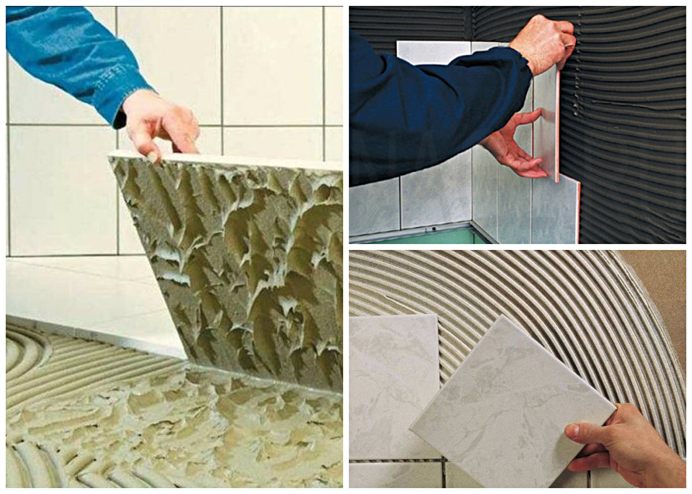 Товщина плитки для підлоги, для стін, стелі а також клею