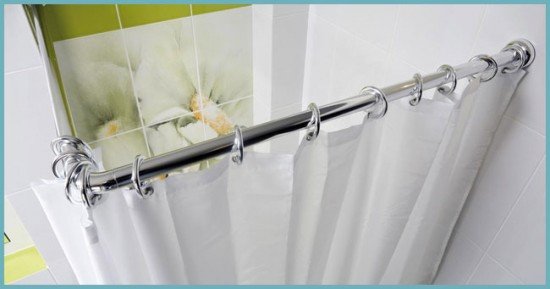 Карниз або штанга для штор у ванній. Як правильно вибрати і встановити