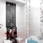 Плитка з малюнком для ванної: фото приклади дизайнів