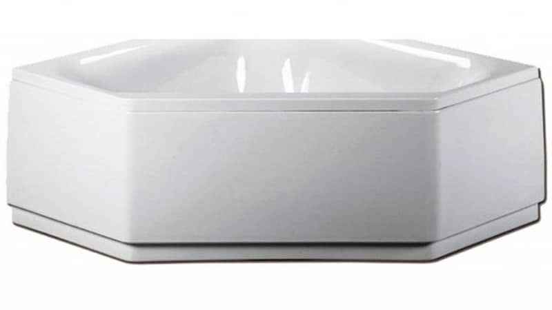 Ванна акрилова кутова: розміри і форми