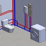 Як заховати труби у ванній під плитку своїми руками