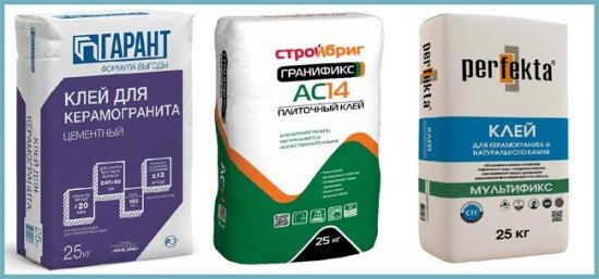 Клей для керамограніту для зовнішніх робіт морозостійкий
