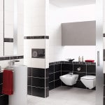 Золота плитка для ванної кімнати: нетипової дизайн