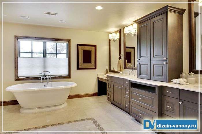 Меблі для ванної кімнати і туалету: види, фото і зразки