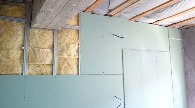 Утеплення стін зсередини мінватою з оздобленням гіпсокартоном
