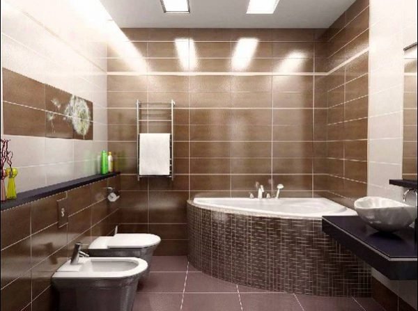 Плитка для маленької ванної кімнати — підбір та дизайн (фото, відео)