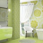 Панно з плитки для ванної кімнати: фото інтерєру