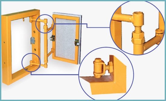 Сантехнічний люк невидимка: конструктивні відмінності і послідовність встановлення