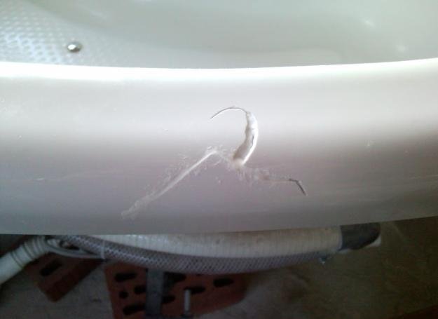 Ремонт акрилових ванн в домашніх умовах