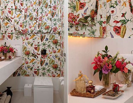 Шпалери в ванну кімнату, їх види та правила підбору