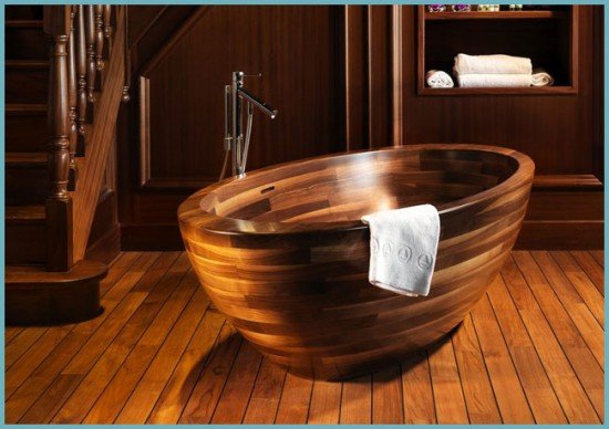 Деревяна ванна в інтерєрі: бути чи не бути?