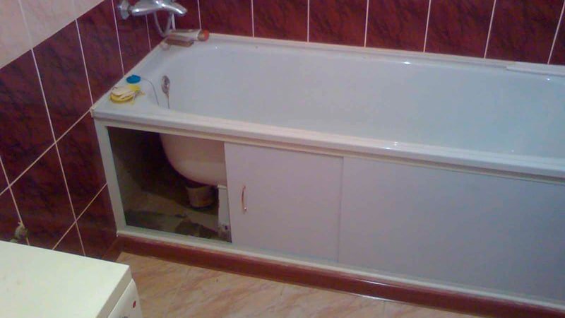 Екран під ванну своїми руками: як зробити і встановити