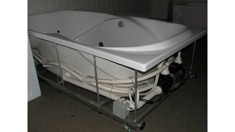 Каркас для акрилової ванни своїми руками