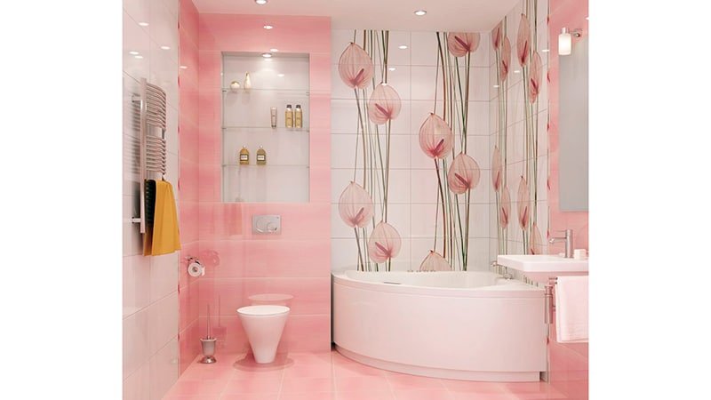 Плитка для ванної кімнати: фото дизайн інтерєру