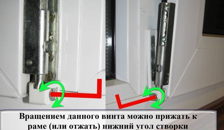 Регулювання пластикових вікон своїми руками — інструкція